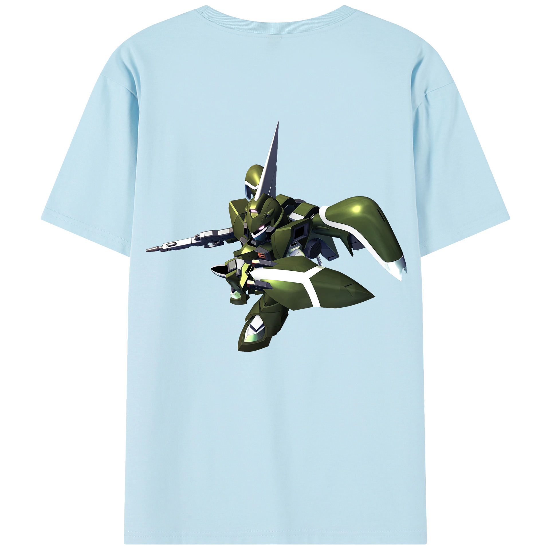 （画像用） 機動戦士ガンダム Mobile Suit Gundam 綿100％半袖Tシャツ（背面プリント）